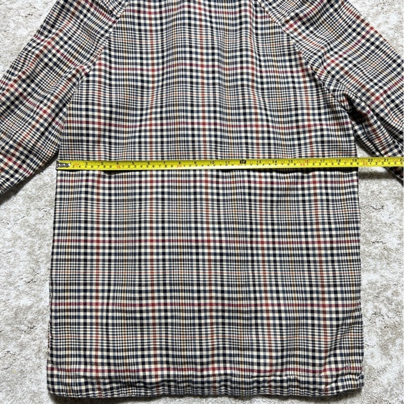 ZARA Double Breasted Trench Coat Heritage Check Size Small - Picture 10 of 10
